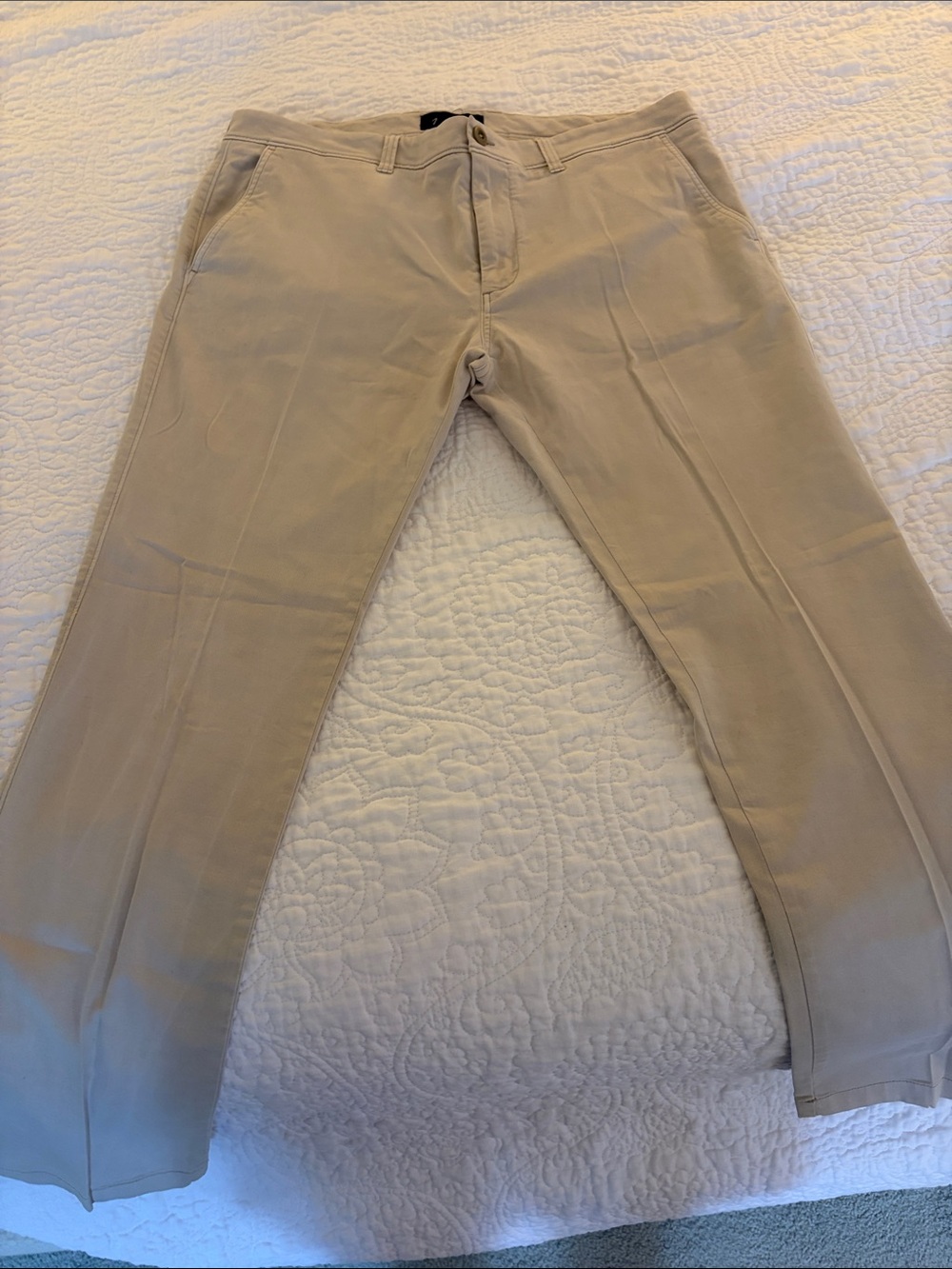 Madewell Khaki Stretch Chino Pants